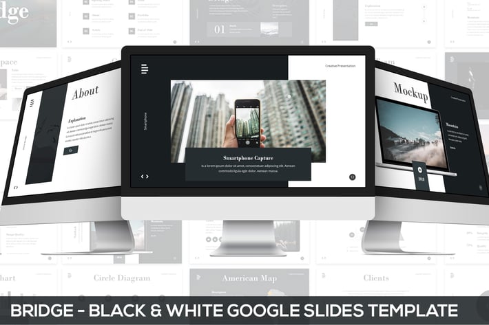 Bridge - Black & White Google Slides Presentation