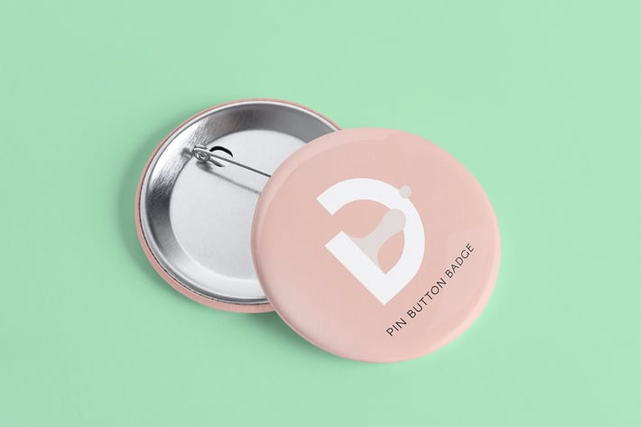 Badge Button Mockup