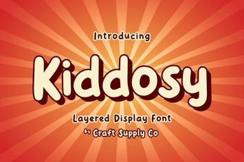 Kiddosy - Layered Display Font
