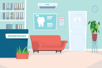 Dentistry Waiting Room - Illustration Background