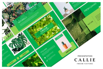 Callie Fresh Nature - Creative Keynote Template
