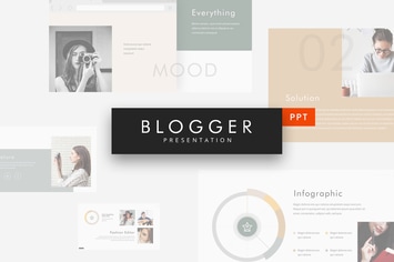 Blogger - Simple Powerpoint Template