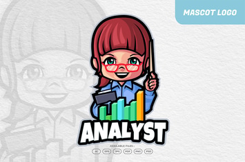 Data Analyst Business Logo