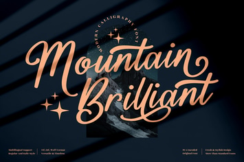 Mountain Brilliant Modern Script