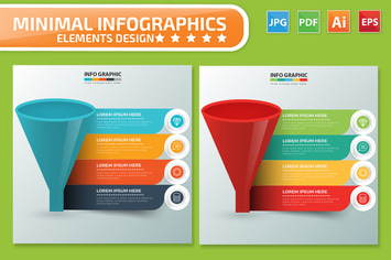 Funnel Infographics design