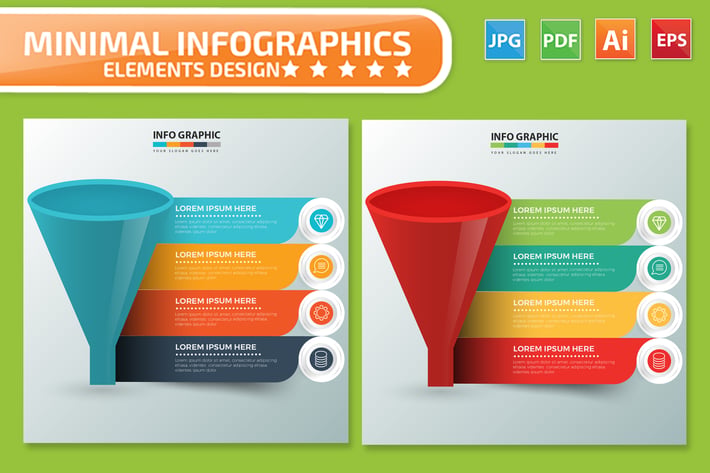 Funnel Infographics design