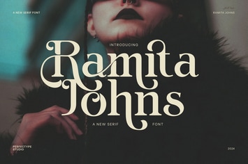 Ramita Johns Stylish Serif Font