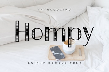 Hompy - Quirky Doodle Font