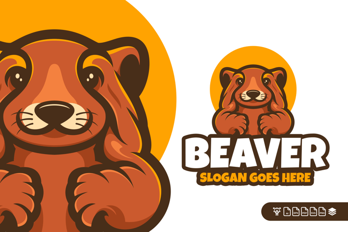BEAVER MASCOT LOGO
