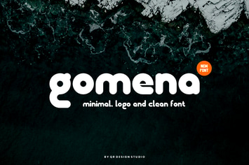 Gomena - Minimal & Rounded Font