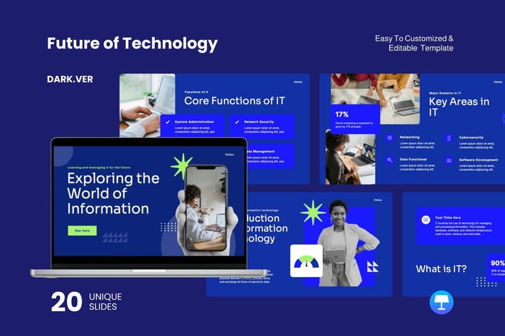 Future of Technology Dark Ver. - Keynote Template