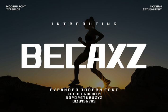 Becaxz Font