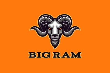 Big Ram Mascot Logo