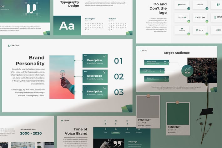 Verse - Brandbook Keynote Template