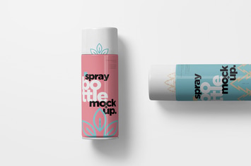 Spray Bottle Mockups