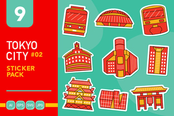 Tokyo City #02 Sticker Pack