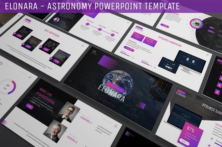 Elonara - Astronomy Powerpoint Template