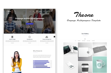 Theone - Onepage Multiporpose Template 
