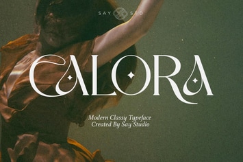 Calora - Modern Luxury Typeface