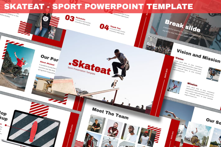Skateat - Sport Powerpoint Template