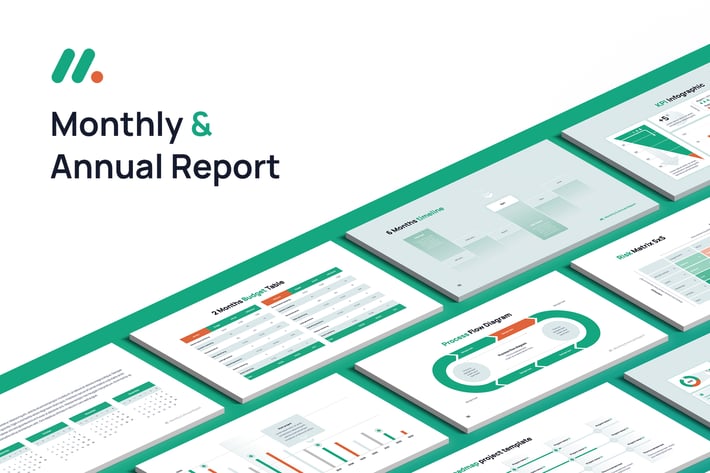 Monthly and Annual Report Keynote template