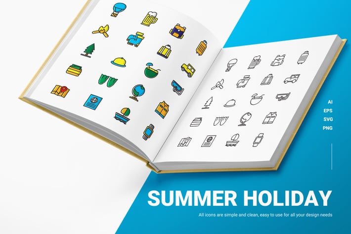 Summer Holiday - Icons