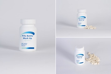 Pills Bottle Mock Up