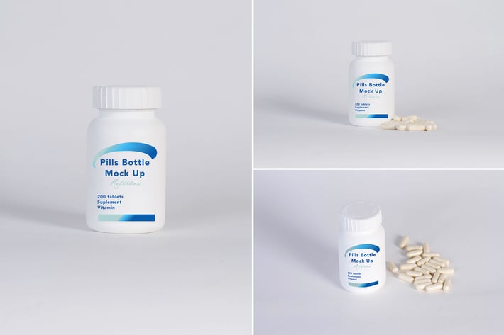 Pills Bottle Mock Up