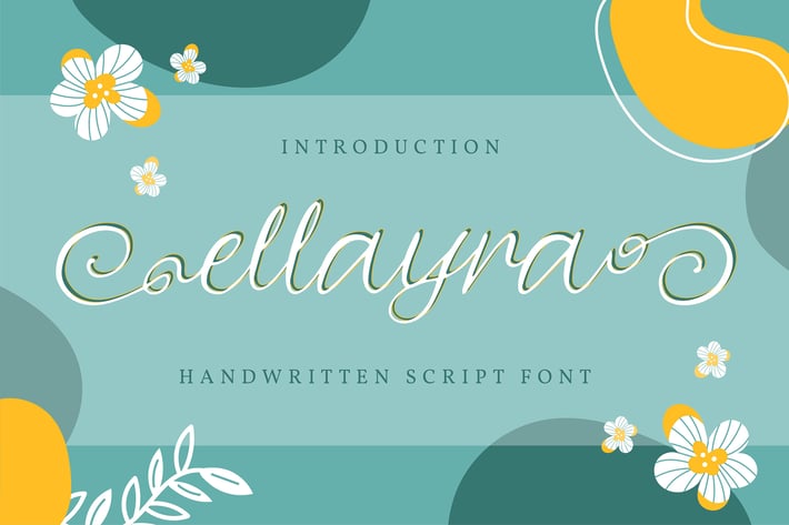 Ellayra | Handwritten Script Font