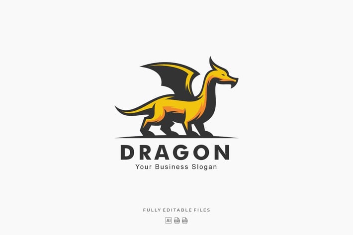 Dragon Mascot Logo