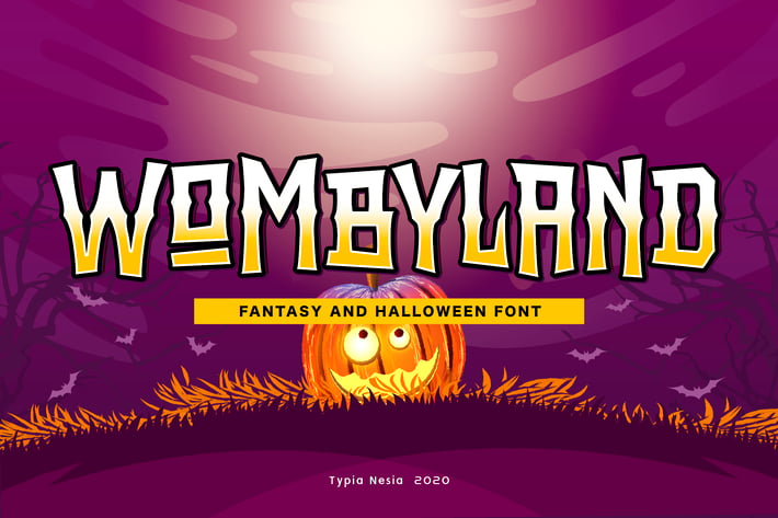 Wombyland - Fantasy Game Font