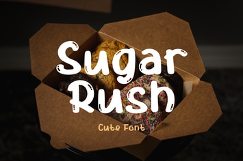 Sugar Rush – Cute Font