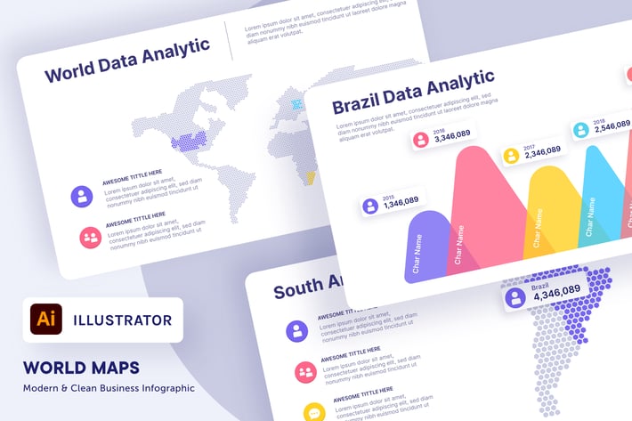 myAsset - World Map Infographic
