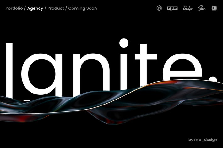 Ignite - Coming Soon and Landing Page Template