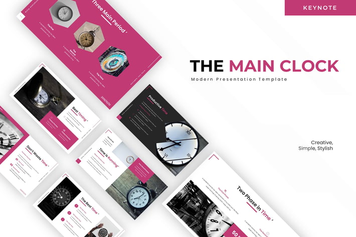 The Main Clock - Keynote Template