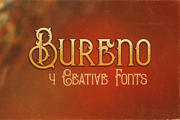Bureno - Decorative Font