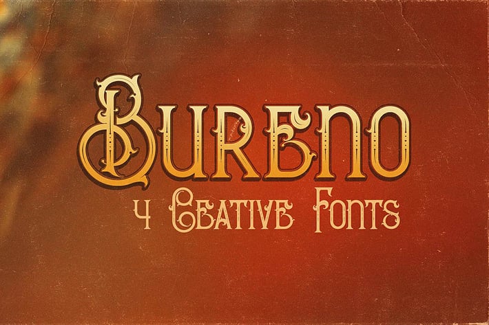 Bureno - Decorative Font