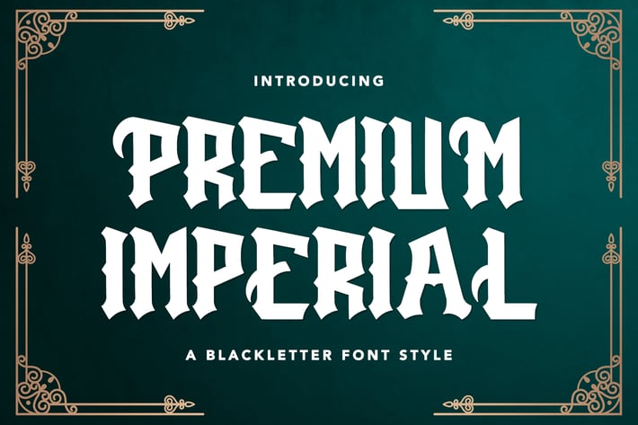PremiumImperial - Blackletter Font