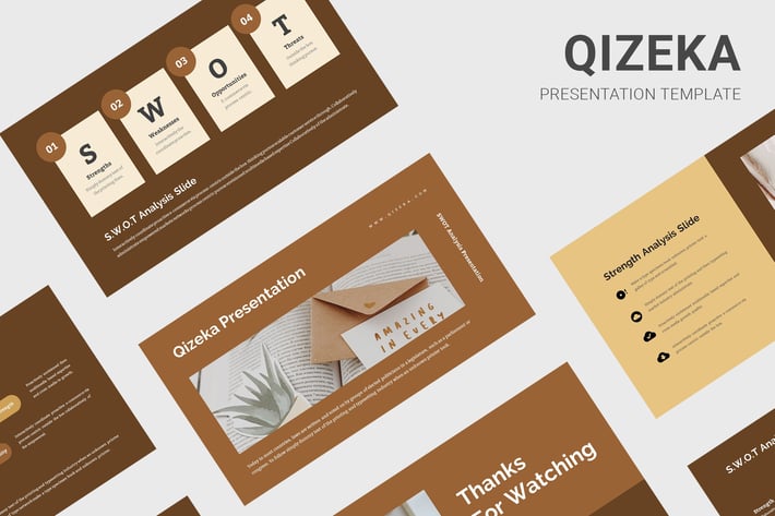 Qizeka : SWOT Analysis Keynote