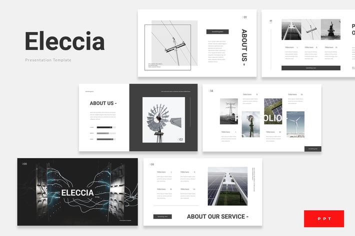 Eleccia - Renewable Energy Powerpoint Template