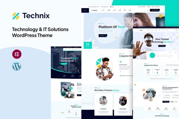 Technix - Technology & IT Solutions WP  Theme 