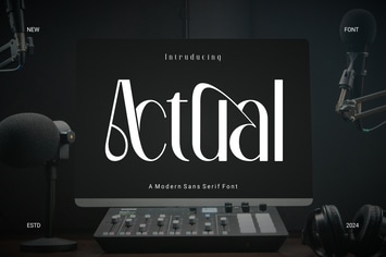 Actual - Modern Sans Serif Font