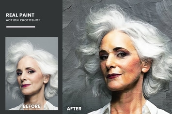 Real Paint Action Photoshop