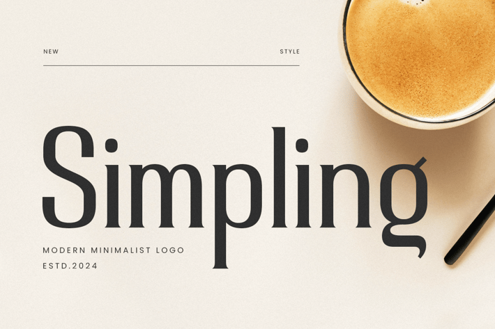 Simpling Minimalist Font