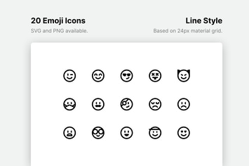 Emoji Line Icons