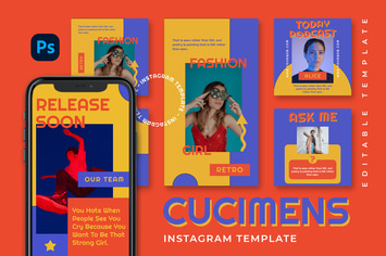 Cucimens - Retro Instagram Stories and Post