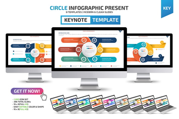 Circle Infographic Keynote