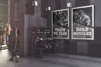 Gym Advertising Mockup