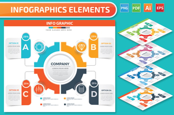 Gear Infographics design