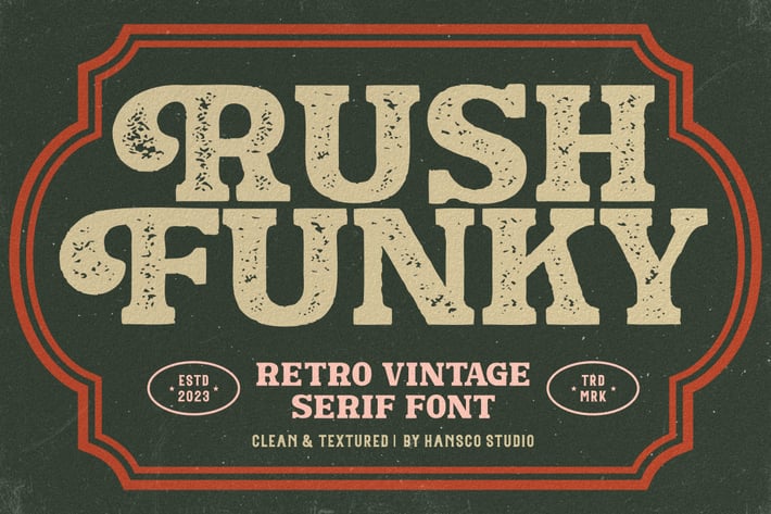 Rush Funky Font